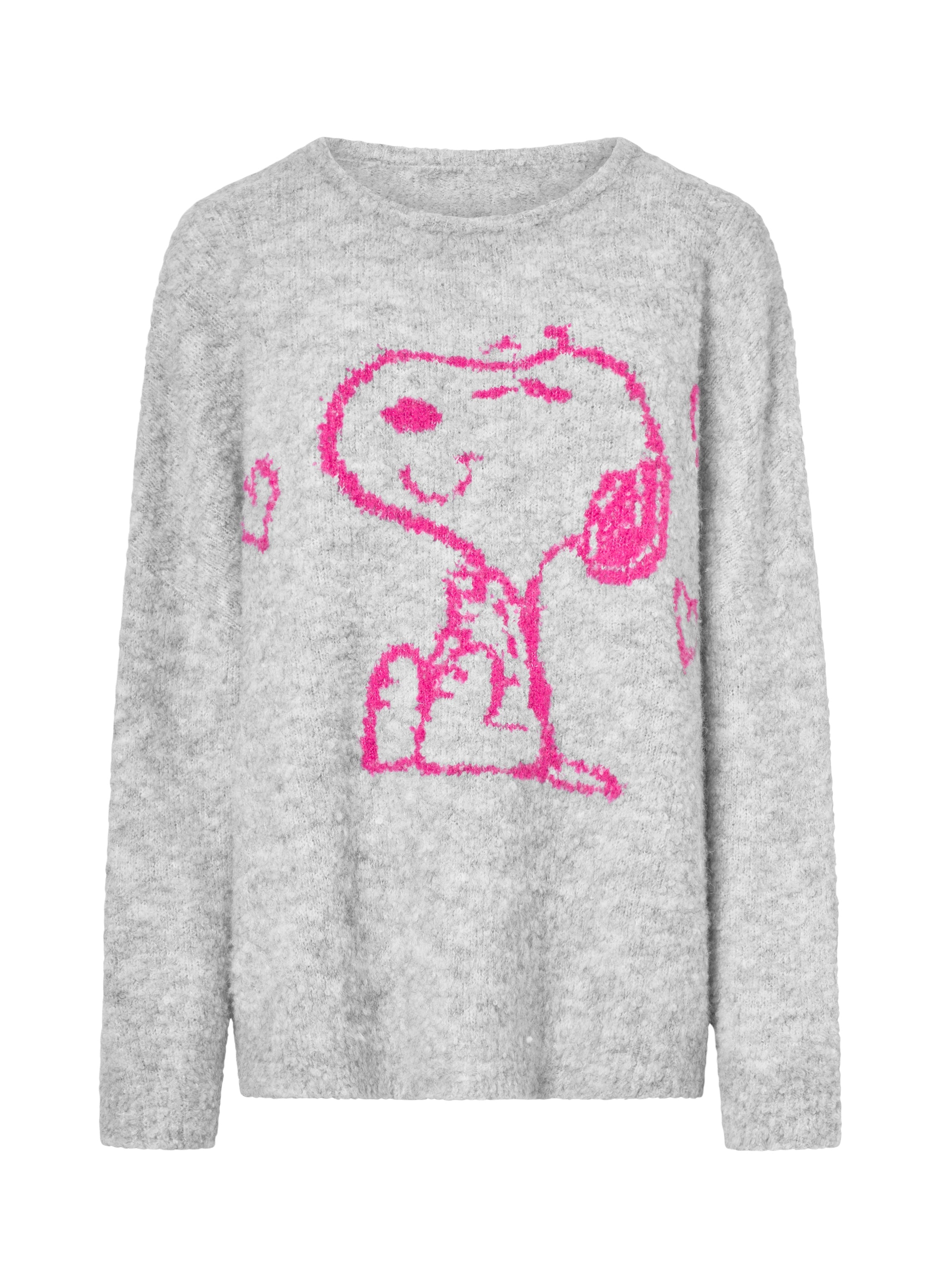 codello-peanuts-strickpullover-grau-mit-snoopy-motiv-w25-d10 image 1
