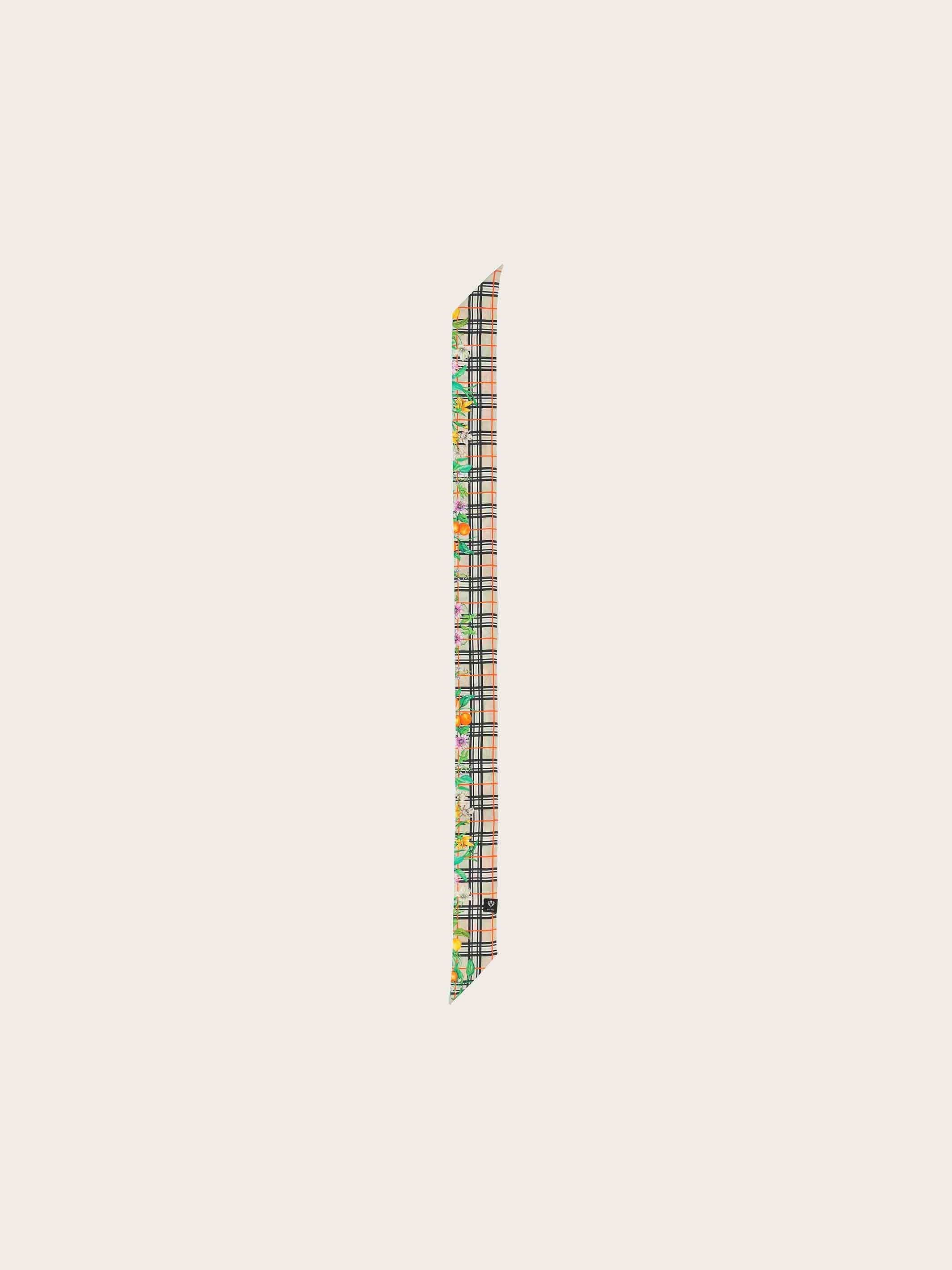 fraas-skinny-seidenschal-fraas-plaid-karo-dschungel-print-5-x-80-cm image 3
