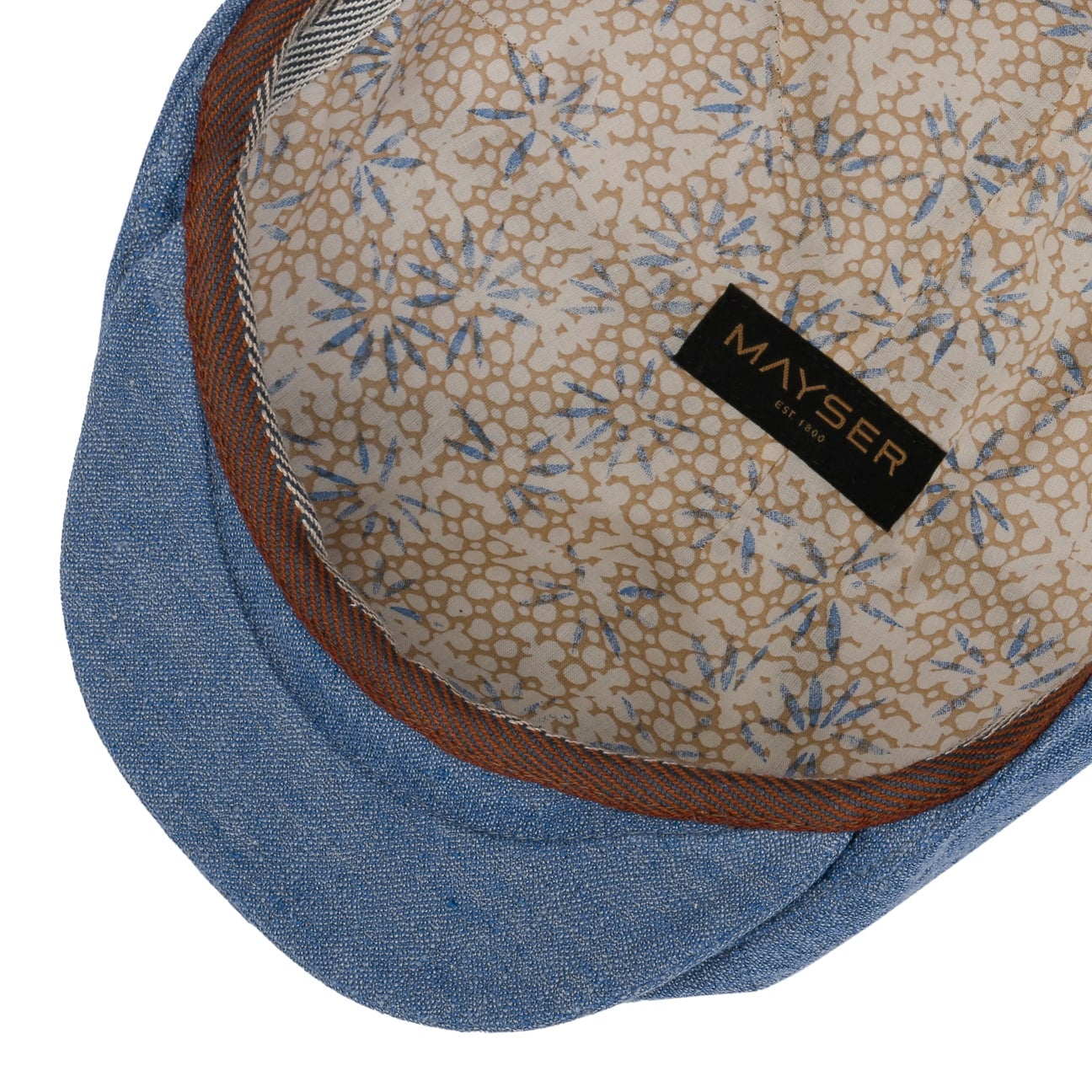 mayser-wallace-leinen-flatcap-meliert-mit-futter image 4