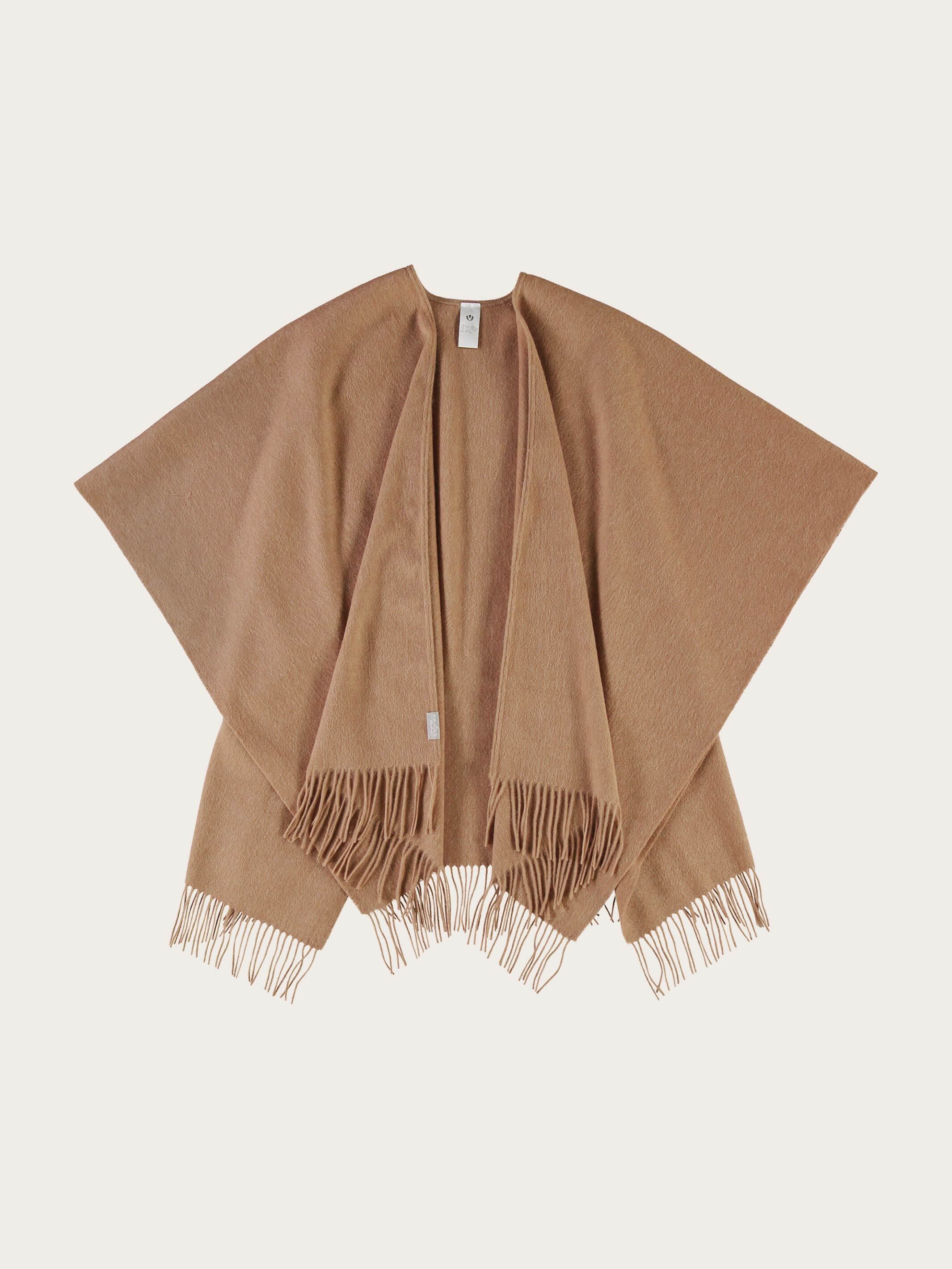 fraas-ruana-poncho-einfarbig-reine-wolle-120-x-160-cm image 2