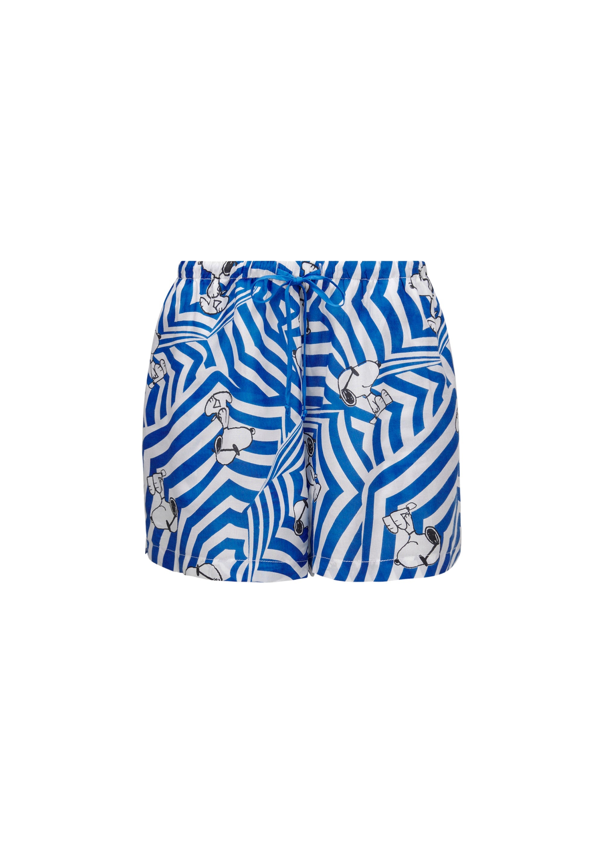 codello-peanuts-beach-shorts-mit-snoopy-motiv-viskose-allover-print image 1