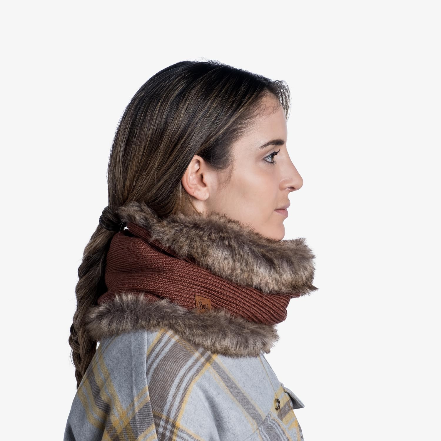 buff-gestrickter-neckwarmer-schal-unisex-erwachsene image 2