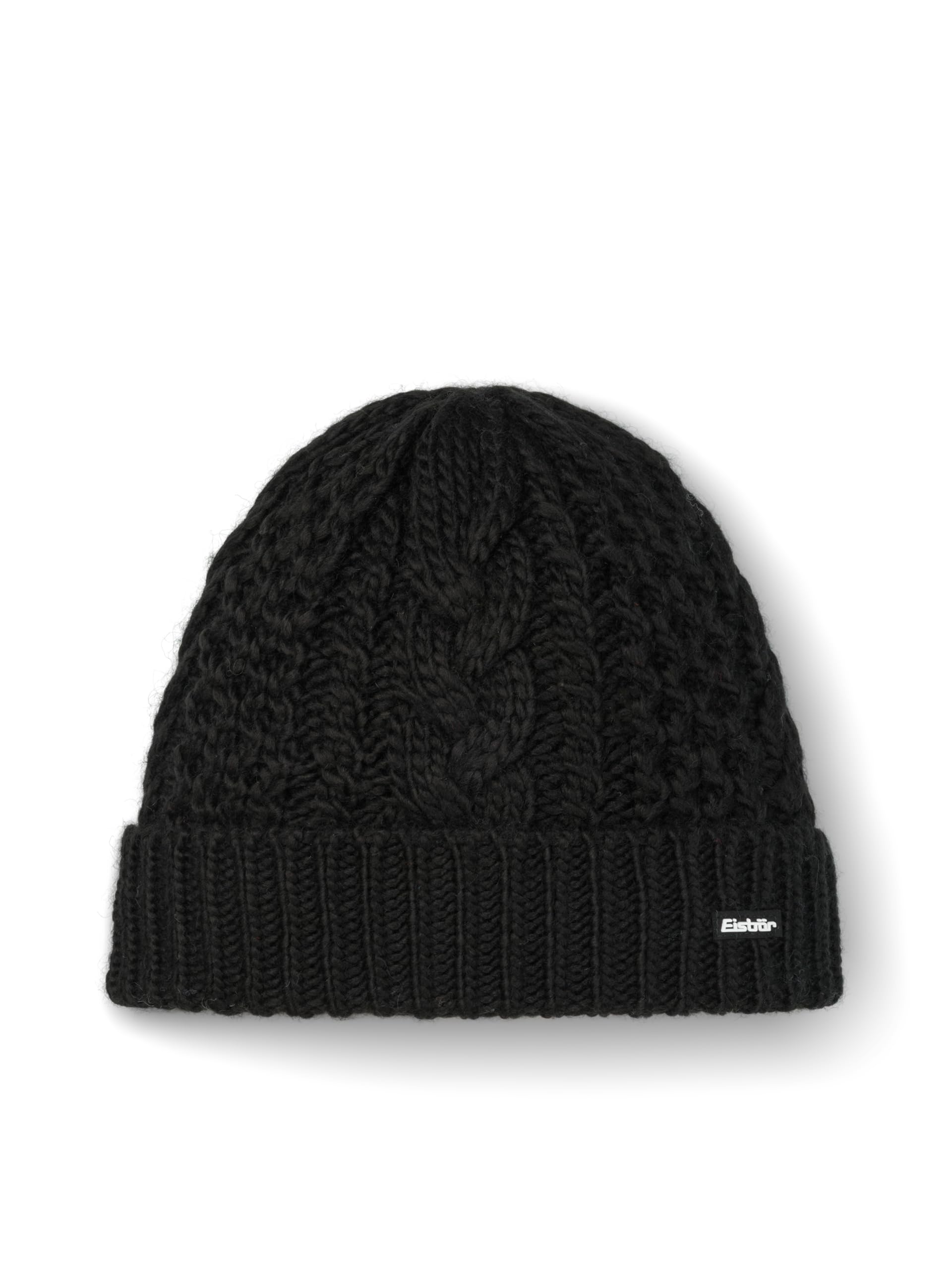 eisb-r-afratos-merino-wollm-tze-damen-mit-fleece-und-zopfmuster image 1