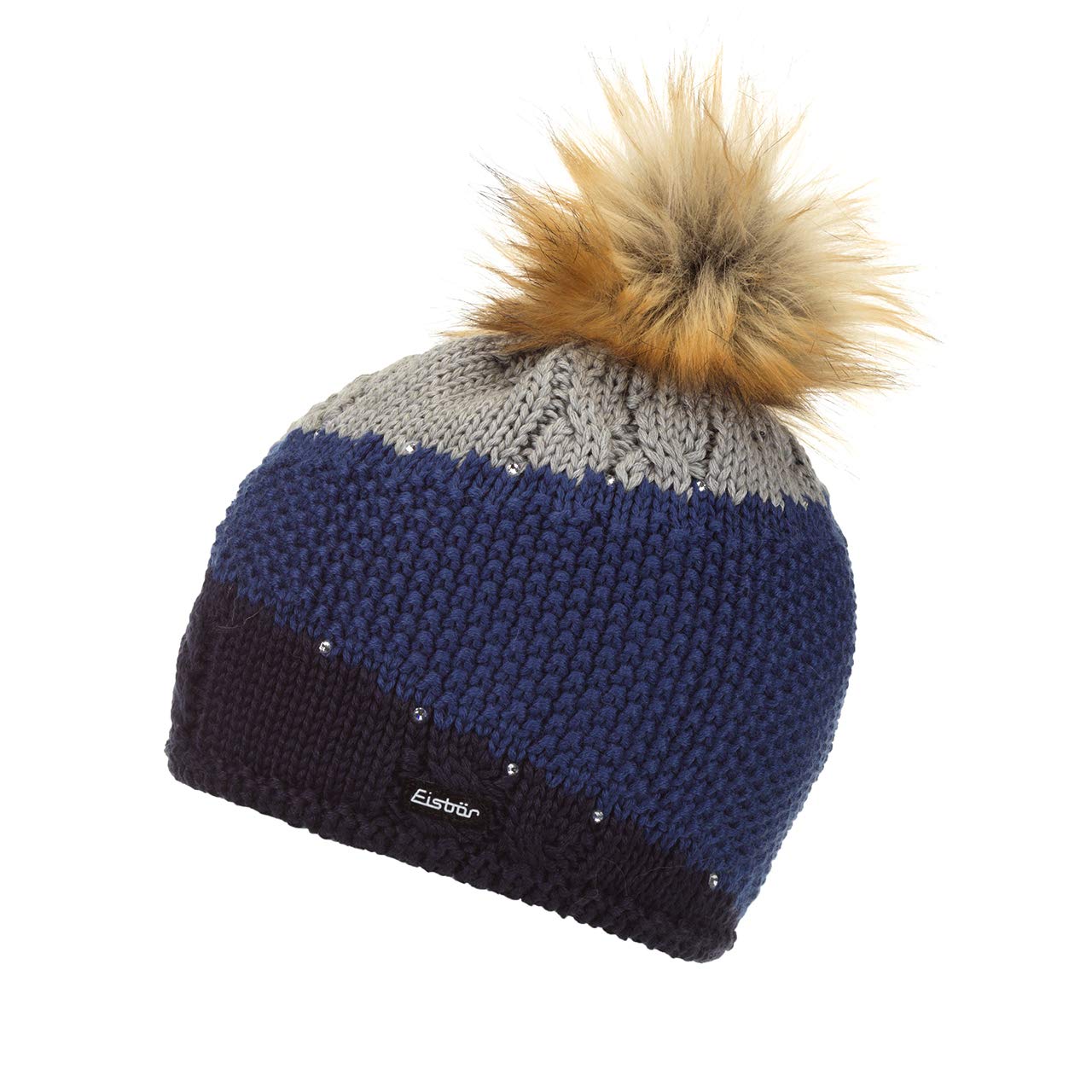 eisb-r-eden-lux-crystal-damen-strickm-tze-mit-pompon image 6