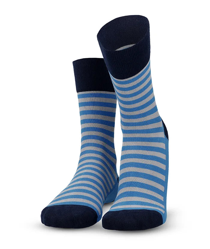 lenz-soft-touch-herren-socken-streifen-blau-komfortsocken image 5