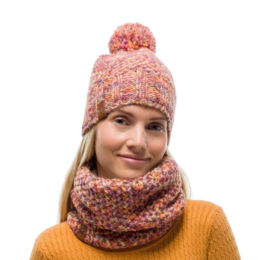 buff-knitted-polar-schlauchschal-margo-purple-unisex image 3