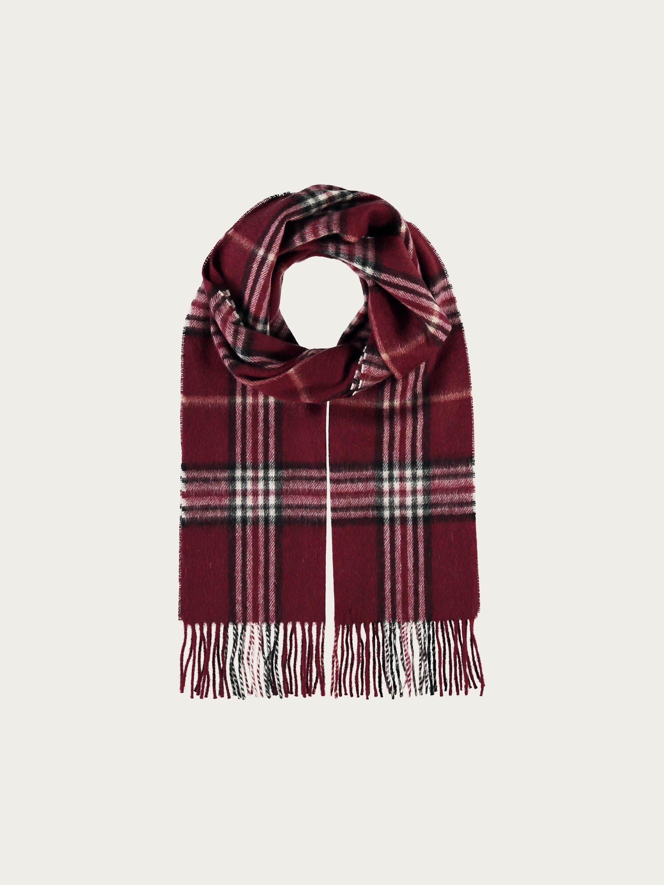 fraas-schal-kaschmir-wollmischung-fraas-plaid-karo-180-x-28-cm image 1
