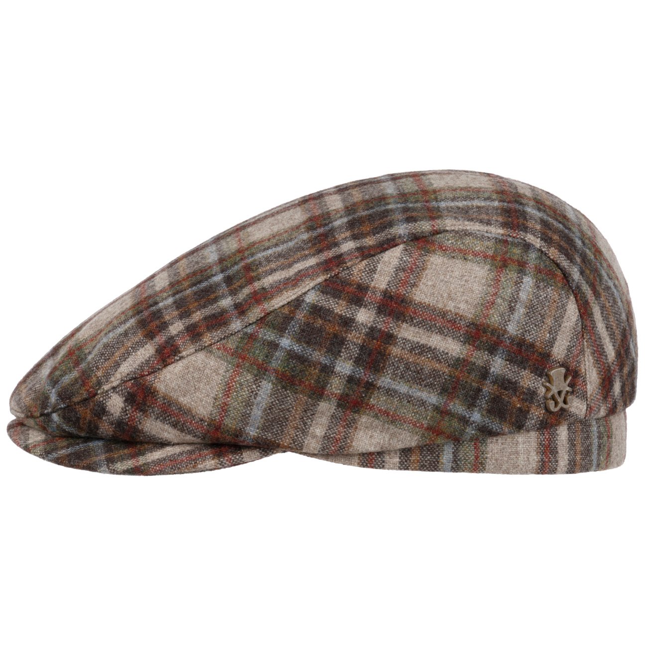 mayser-kent-check-flatcap-schieberm-tze-karo-wolle-kaschmir image 2