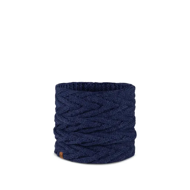 buff-knitted-polar-schlauchschal-midnight-blue image 1