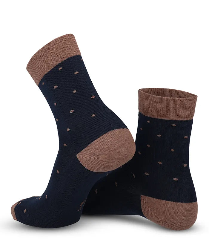 lenz-soft-touch-damen-socken-punkte-braun-damensocken image 4