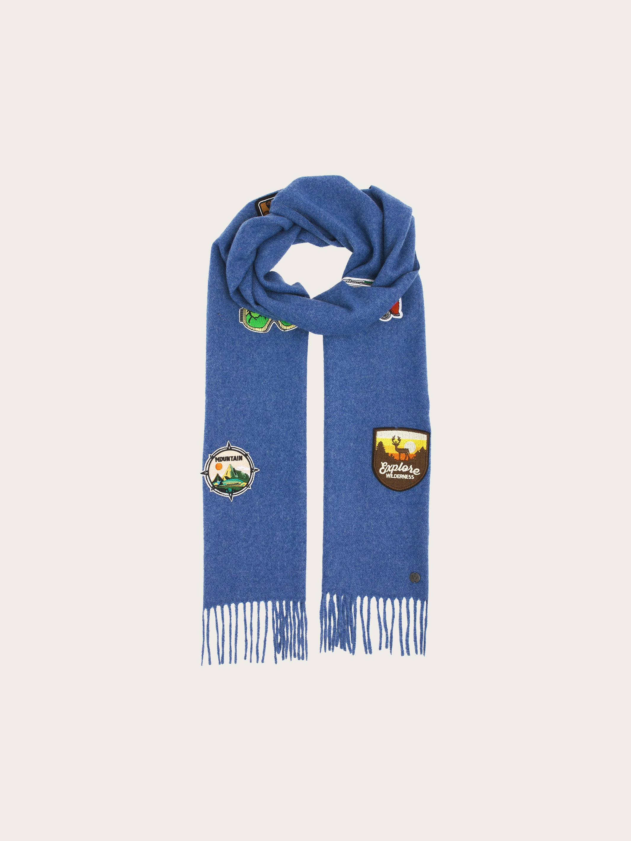 fraas-schmaler-schal-retro-patches-18x196-cm-damen image 2