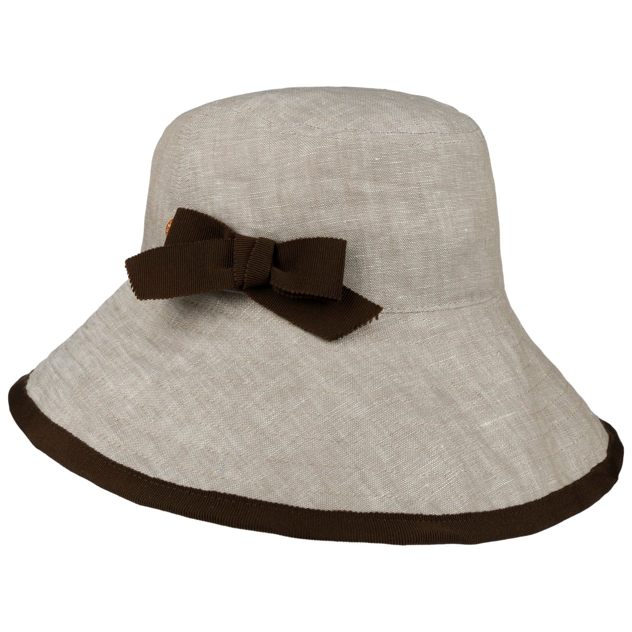 mayser-enna-melange-damenhut-sommerhut-aus-leinen-mit-schleife image 2