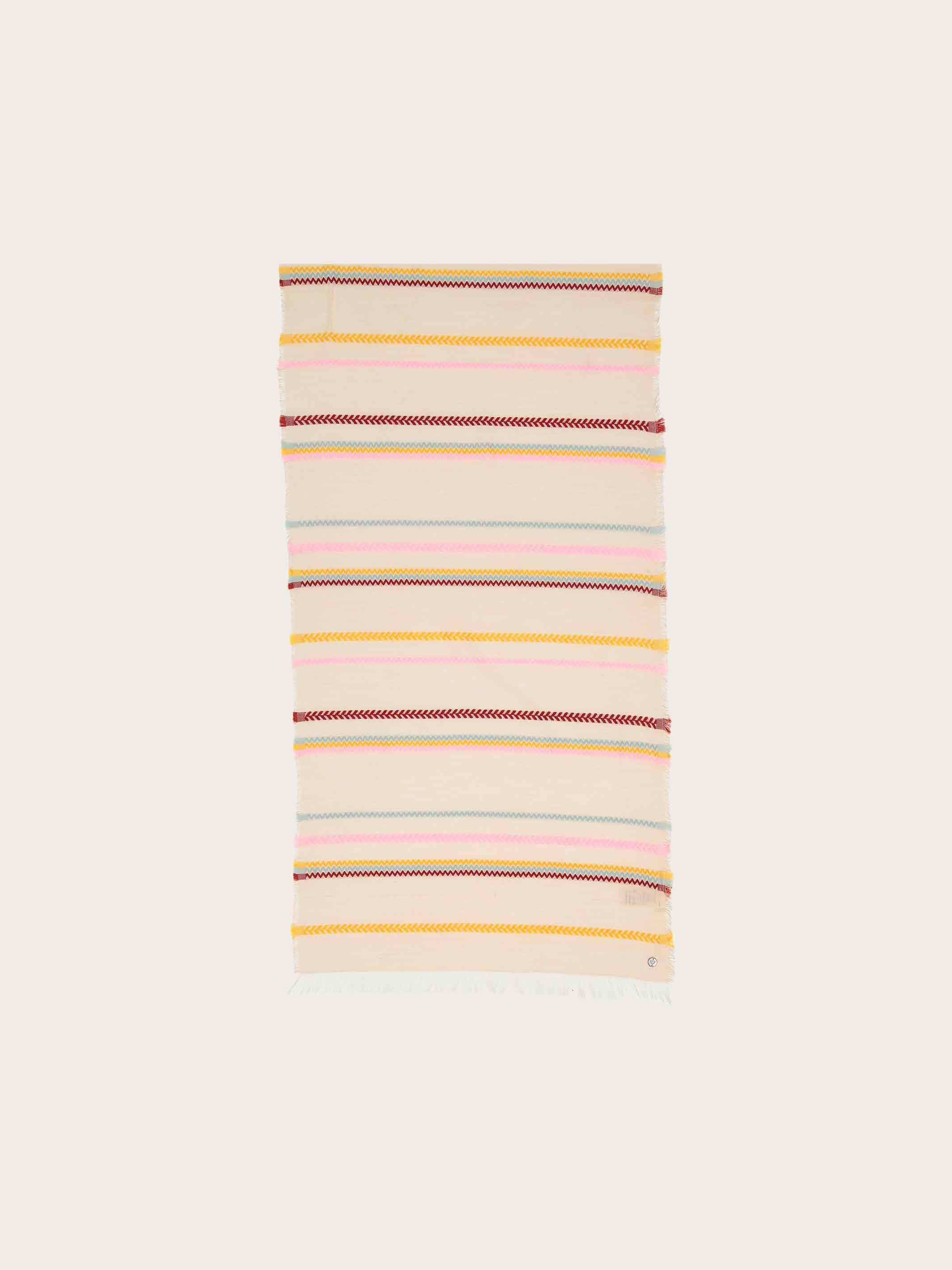 fraas-schal-gestreift-baumwollmischung-50-x-180-cm image 2