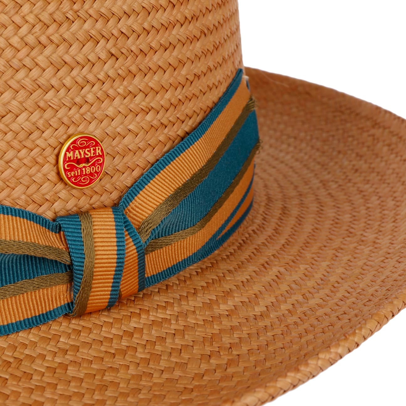 mayser-torino-striped-band-panamahut-bogarthut image 6