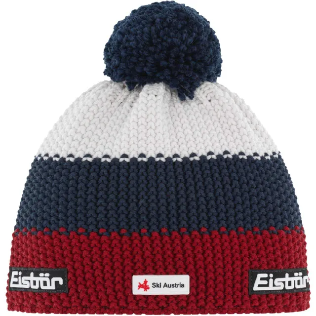 eisb-r-star-pompon-ska-kids-kinderm-tze-mehrfarbig-ski-austria-bommelm-tze image 1