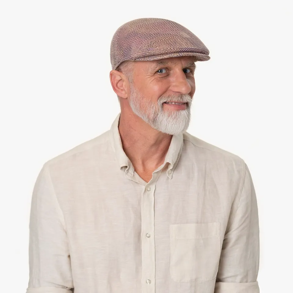 mayser-sidney-malibu-melange-flatcap-baumwolle image 1