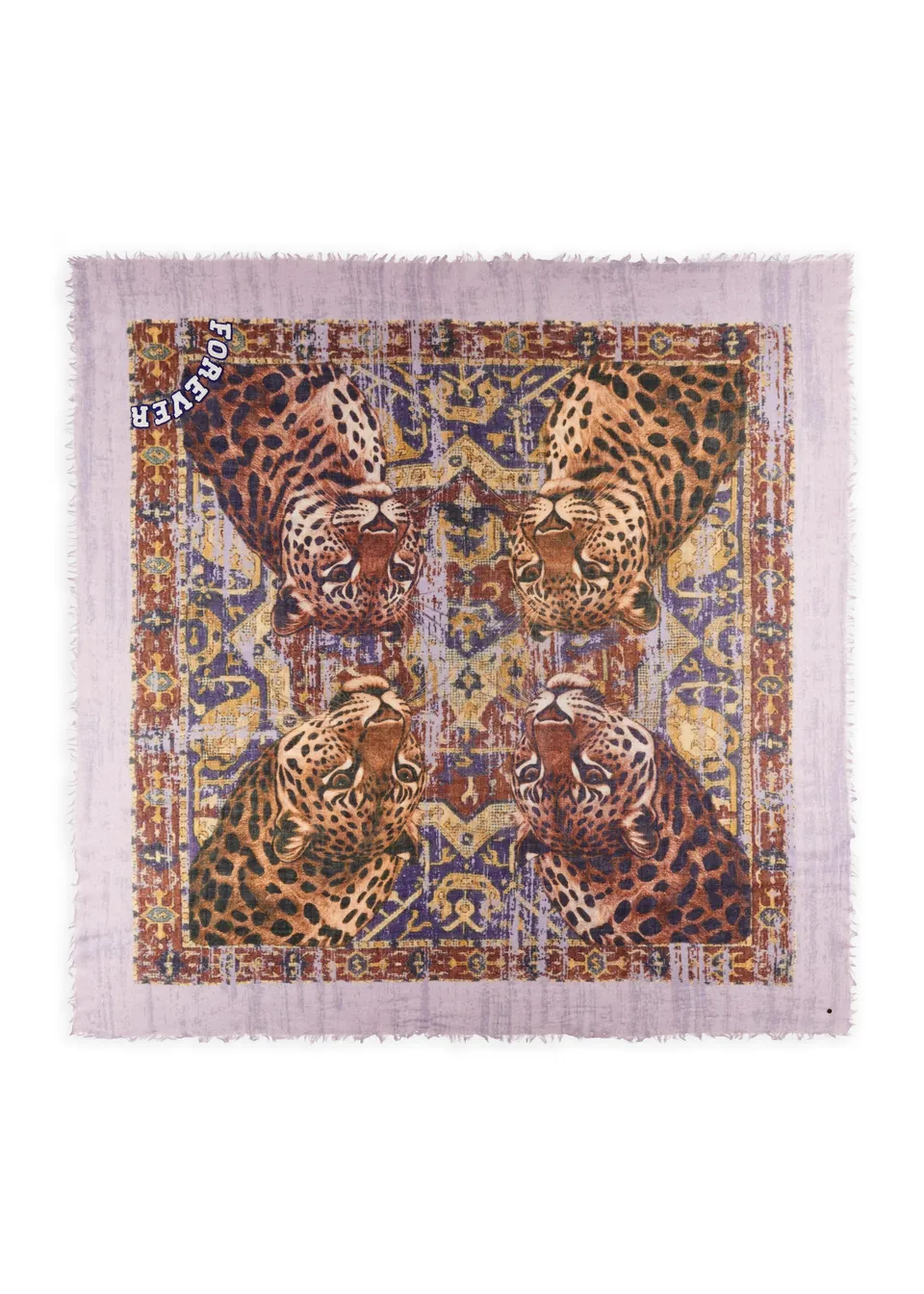 codello-tuch-aus-wolle-mit-leoparden-motiv-und-forever-stickerei image 1