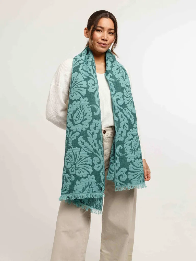 fraas-stola-rankenmuster-55-x-185-cm-baumwolle-wolle image 1