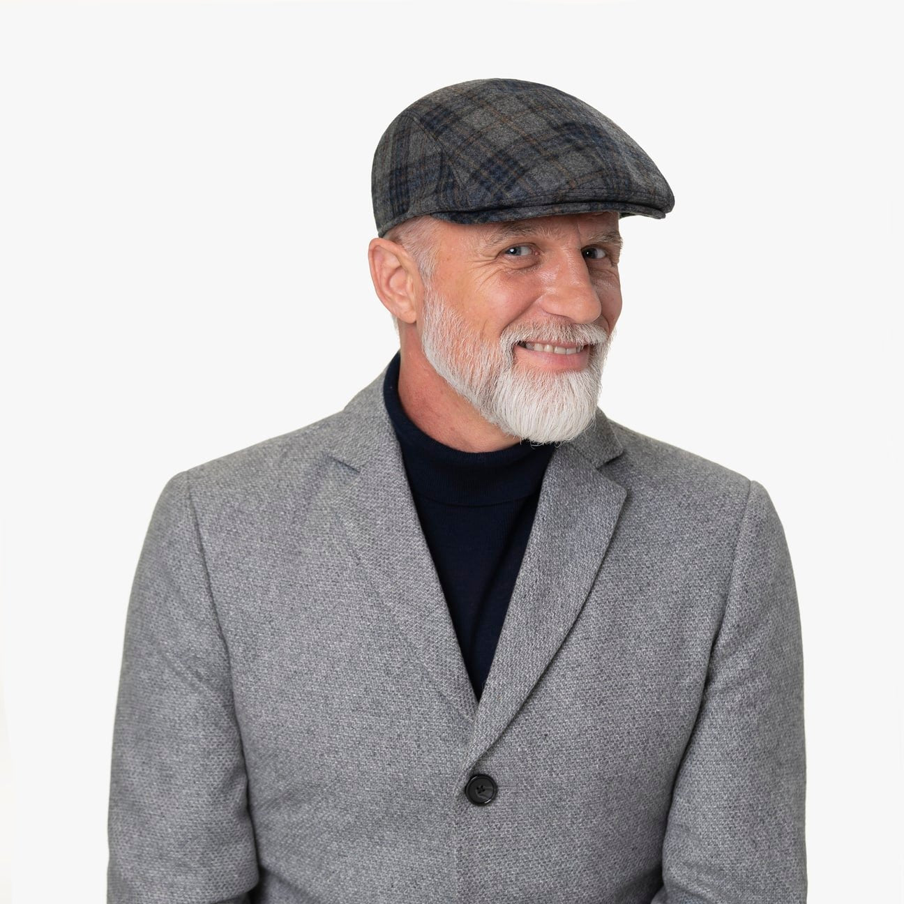 mayser-lennart-shetland-check-flatcap-herren image 1