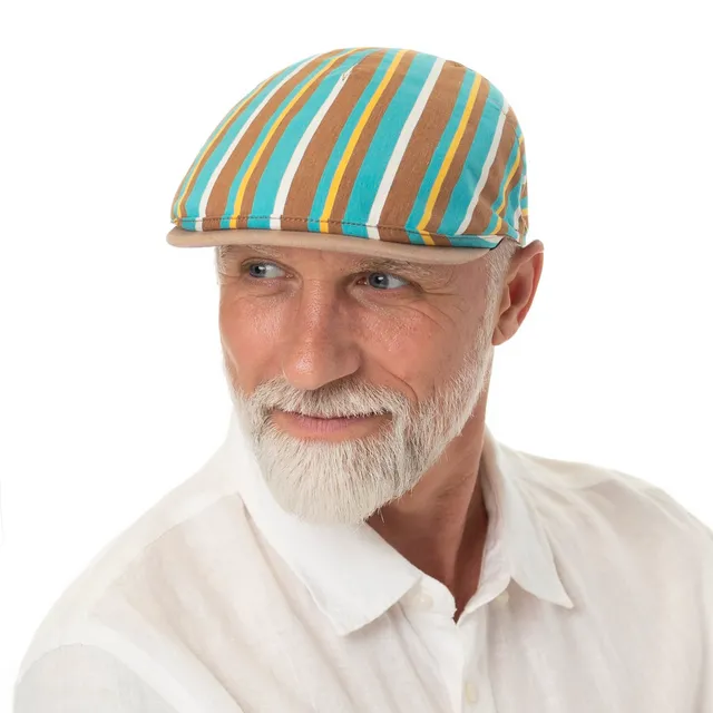 mayser-sidney-stripes-flatcap-schirmm-tze-herren image 1