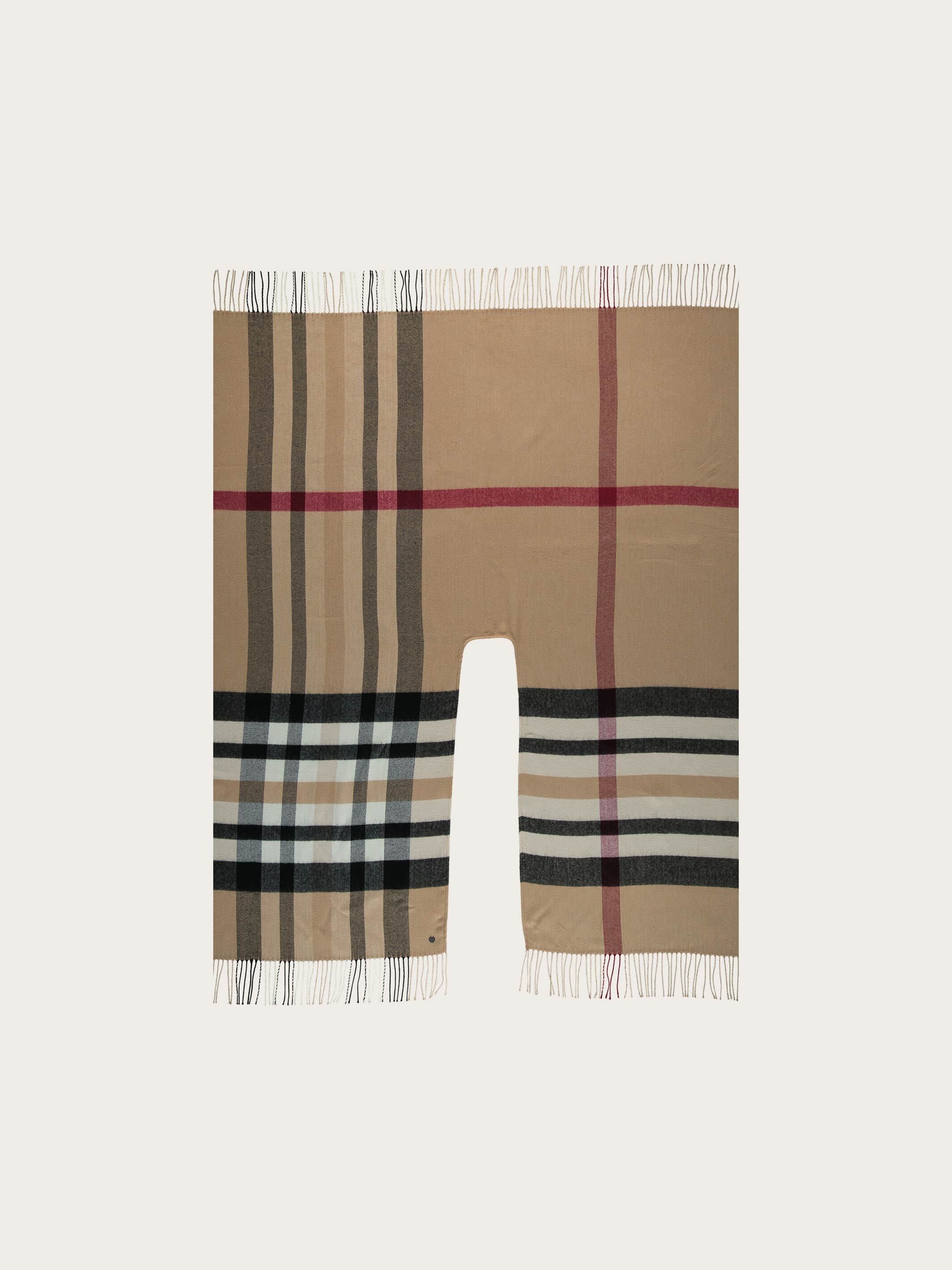 fraas-poncho-mit-fraas-plaid-karo-aus-polyacryl-130-x-150-cm-damen-ruana-in-blau image 3