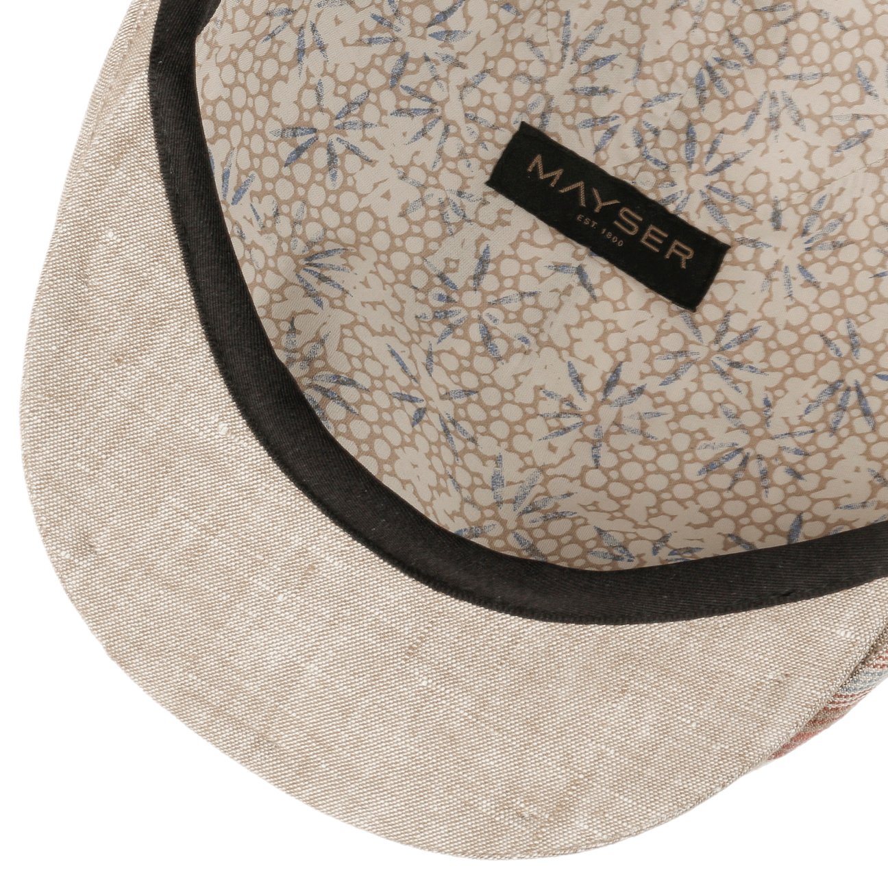mayser-jasper-stripes-leinencap-flatcap image 4