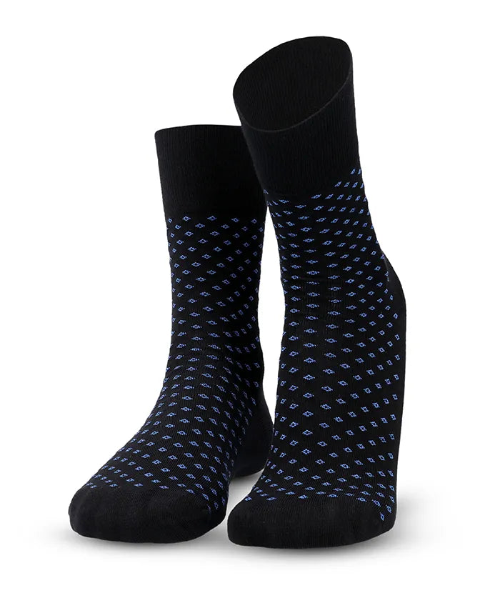 lenz-soft-touch-herren-socken-blaue-punkte image 6