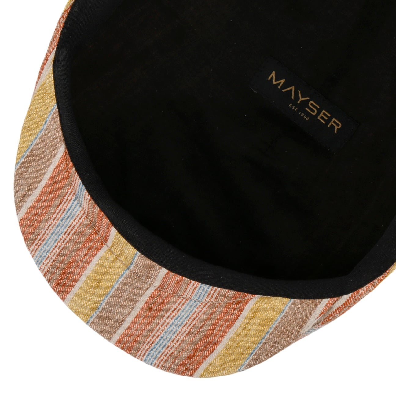 mayser-sidney-colour-stripes-flatcap-aus-leinen image 4
