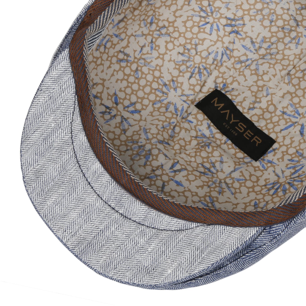 mayser-jasper-twotone-leinen-flatcap-herren-fischgr-t image 4