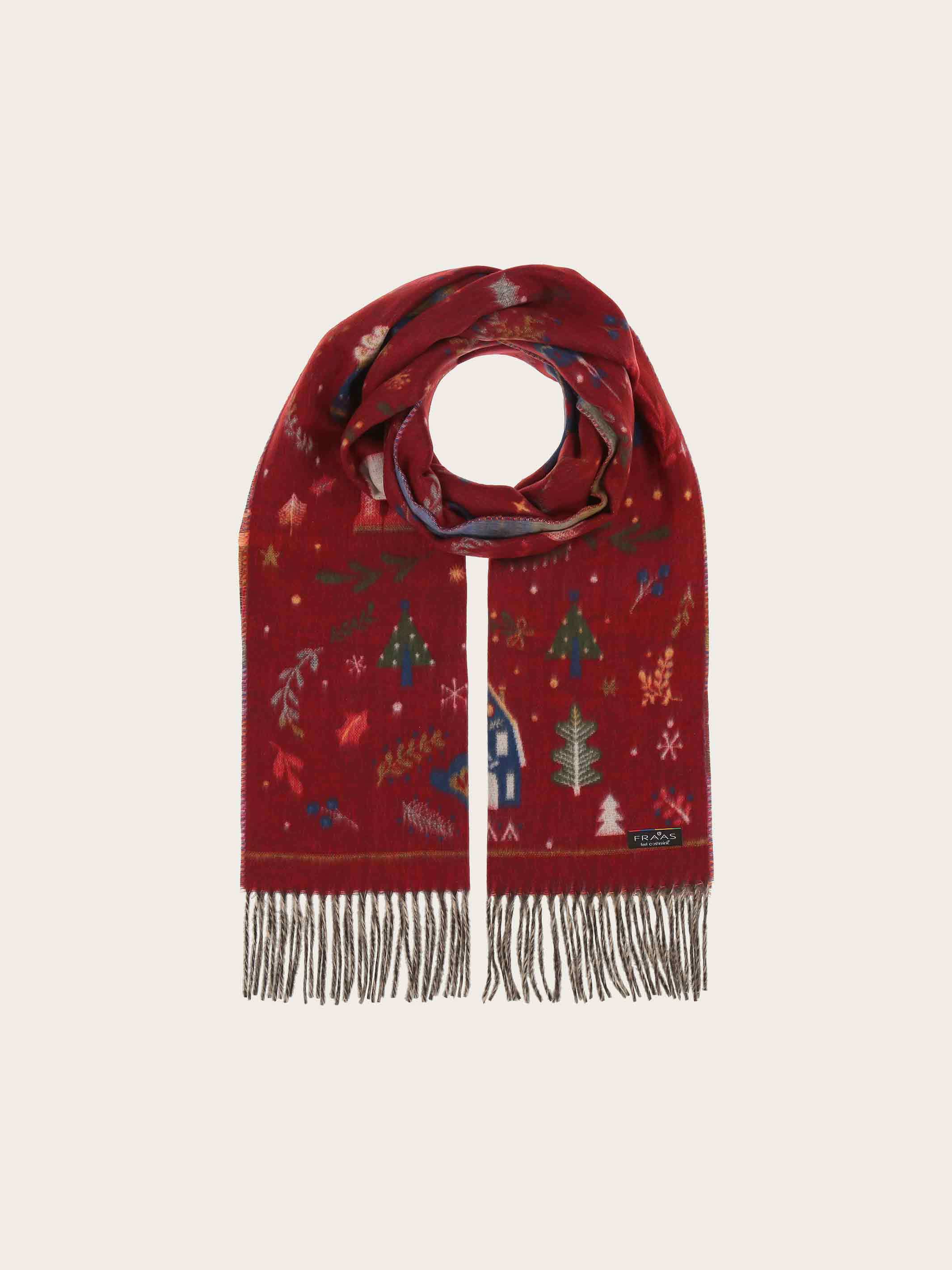 fraas-cashmink-schal-mit-weihnachts-design-35-x-200-cm image 2