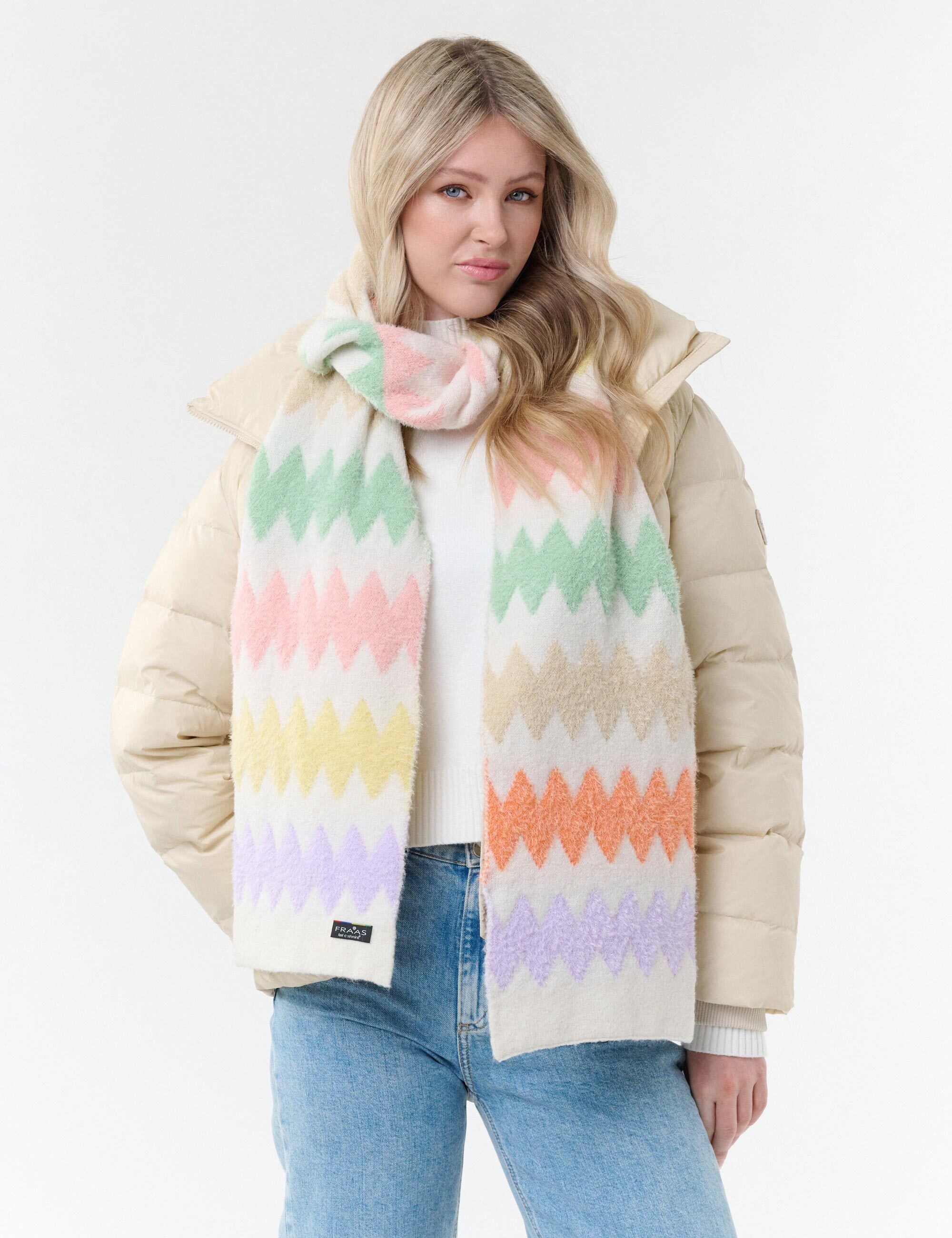 fraas-cashmink-schal-mit-zickzack-muster-und-glitzer-23-x-210-cm image 4