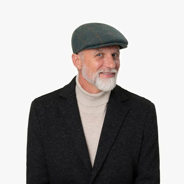 mayser-sidney-new-harris-tweed-flatcap-schieberm-tze-aus-schurwolle-f-r-herren image 1