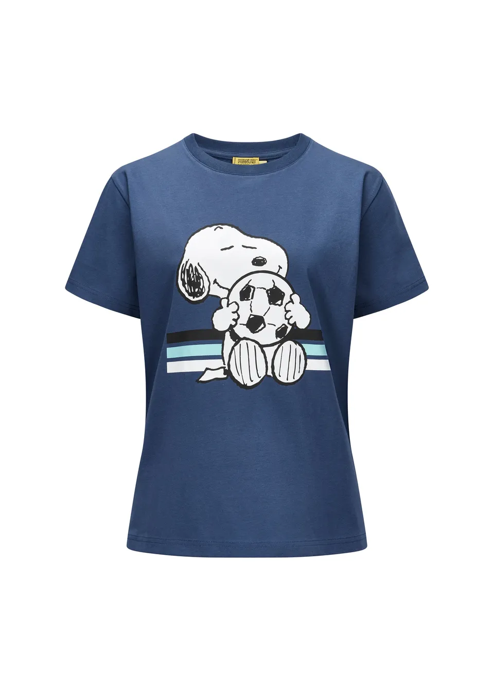 codello-snoopy-fu-ball-limited-edition-t-shirt-wei-dunkelblau image 1
