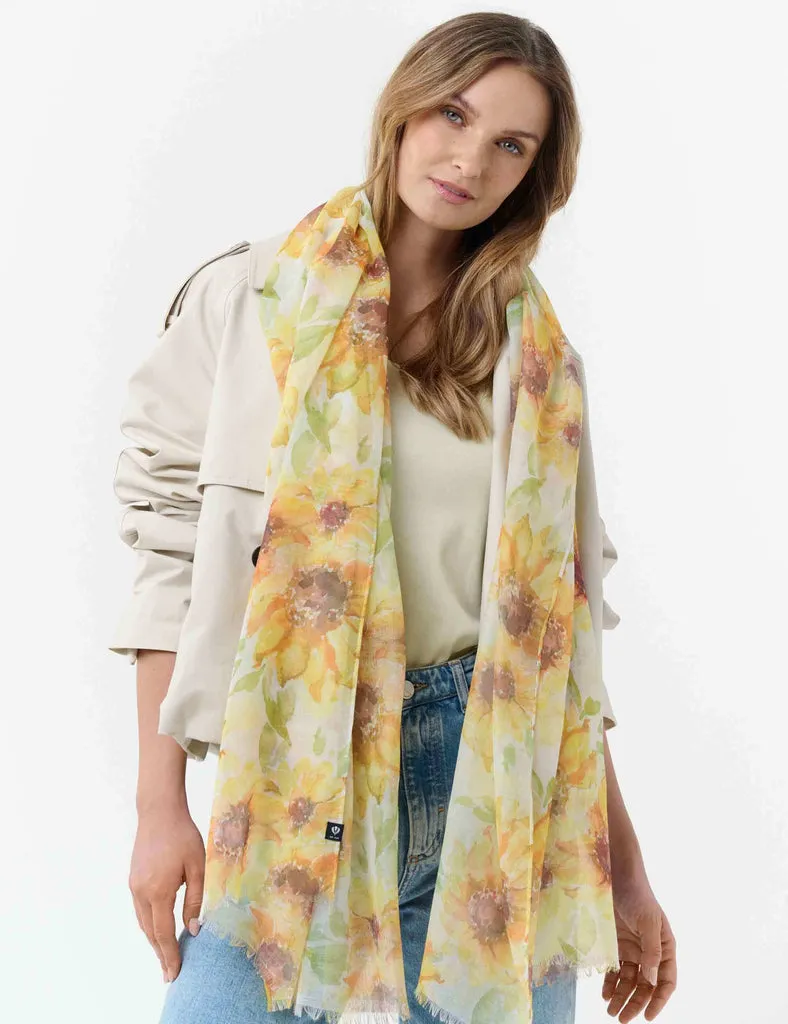 fraas-sustainability-edition-stola-sonnenblumen-70x180-cm-recycelt image 1