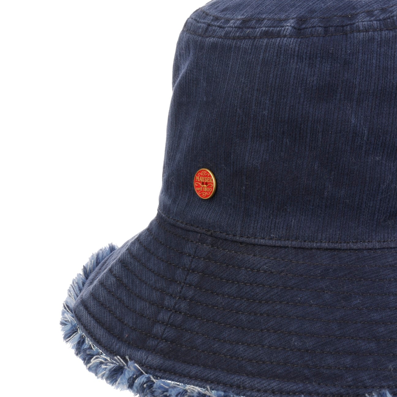 mayser-fil-bucket-stoffhut-mit-fransen-nannia-damen-bucket-hat-aus-baumwolle-mit image 6