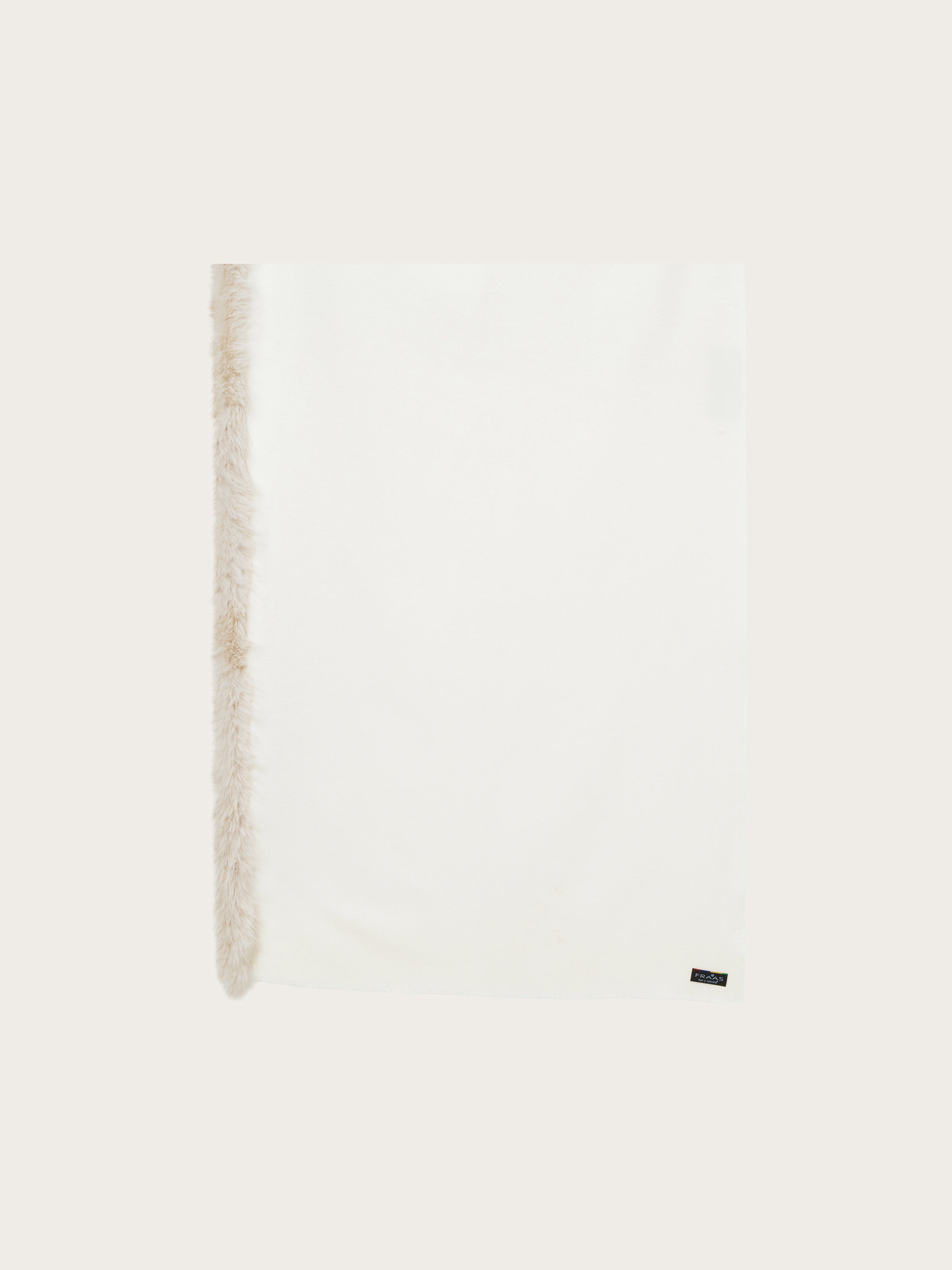 fraas-poncho-mit-kunstfell-rand-einfarbig-60-x-180-cm image 3