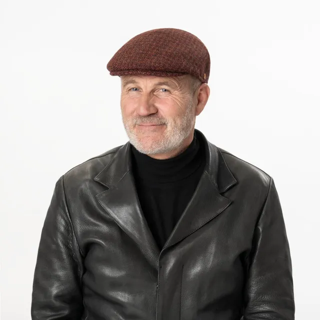 mayser-sidney-harris-tweed-flatcap-aus-schurwolle-herren-schieberm-tze-mit-schir image 1