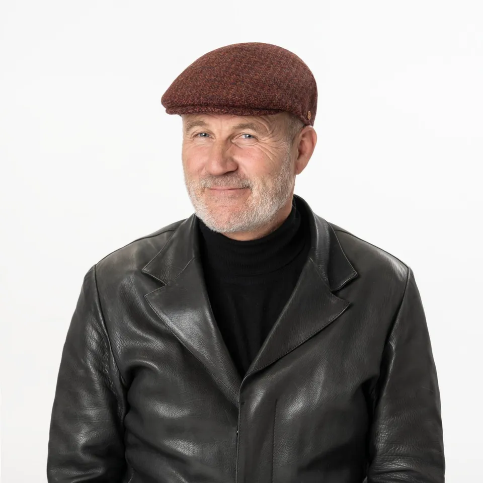 mayser-sidney-harris-tweed-flatcap-aus-schurwolle-herren-schieberm-tze-mit-schir image 1