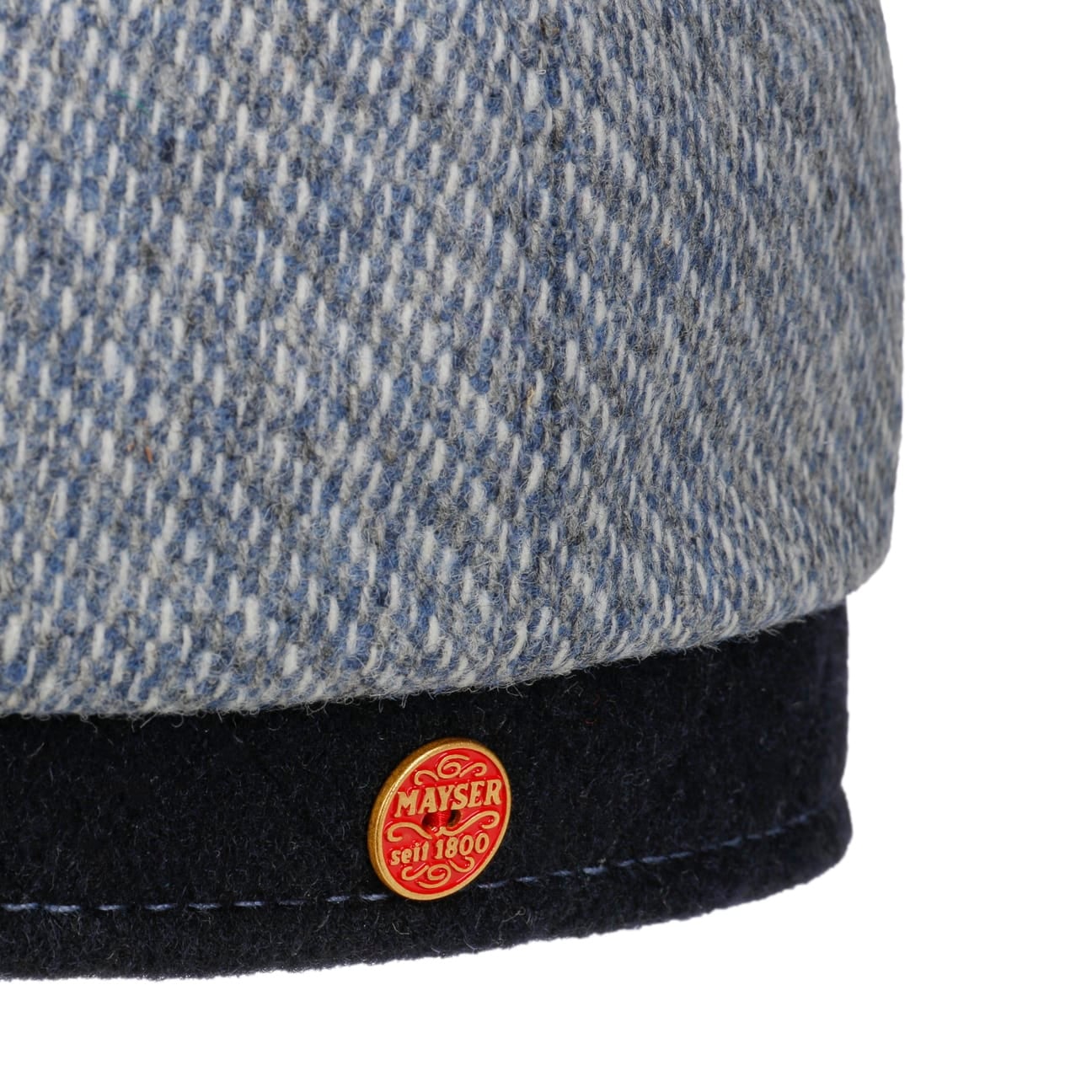 mayser-seven-contrast-edge-flatcap-gef-tterte-winter-flatcap-herren image 5