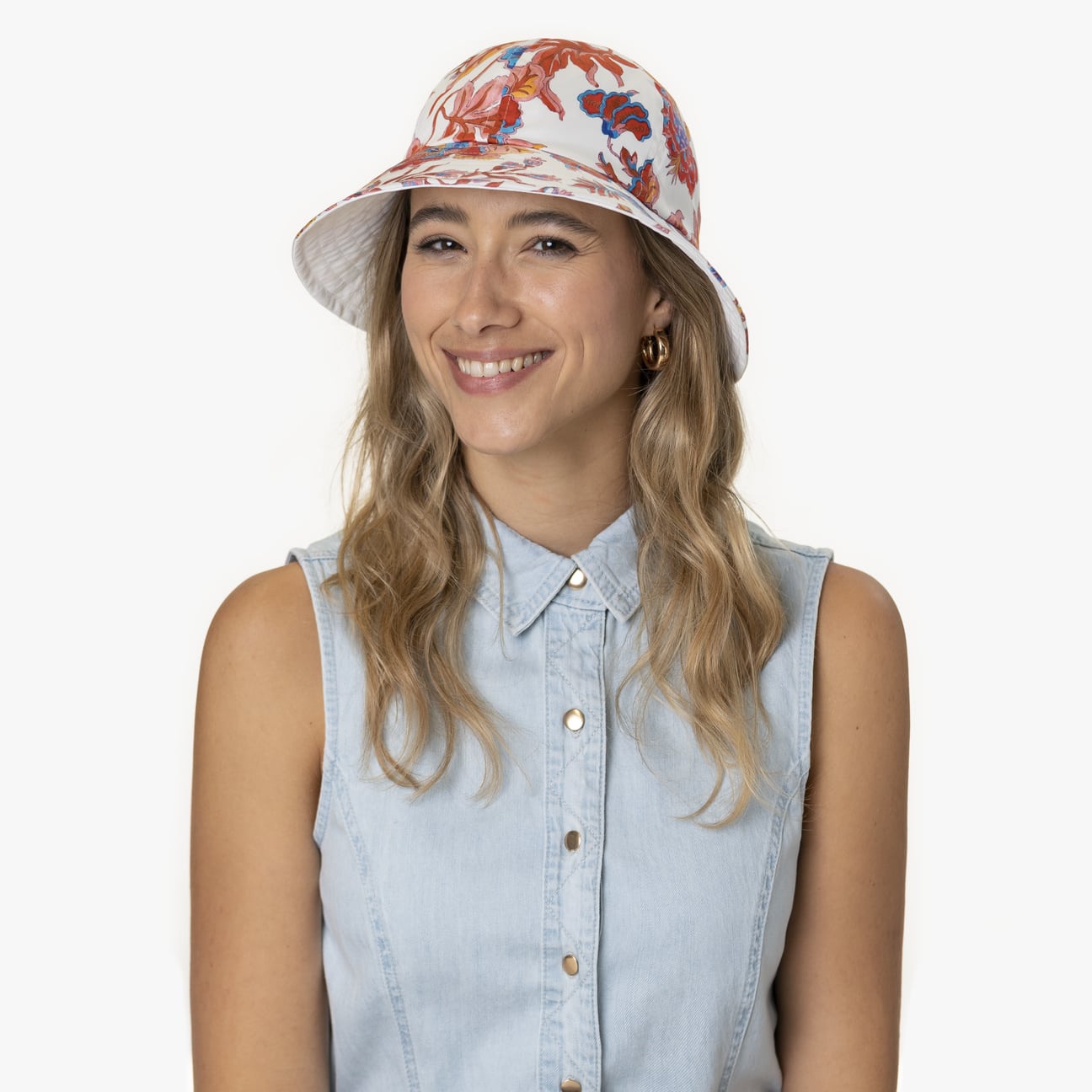 mayser-ruth-tropez-stoffhut-damen-glockenhut-blumen image 2