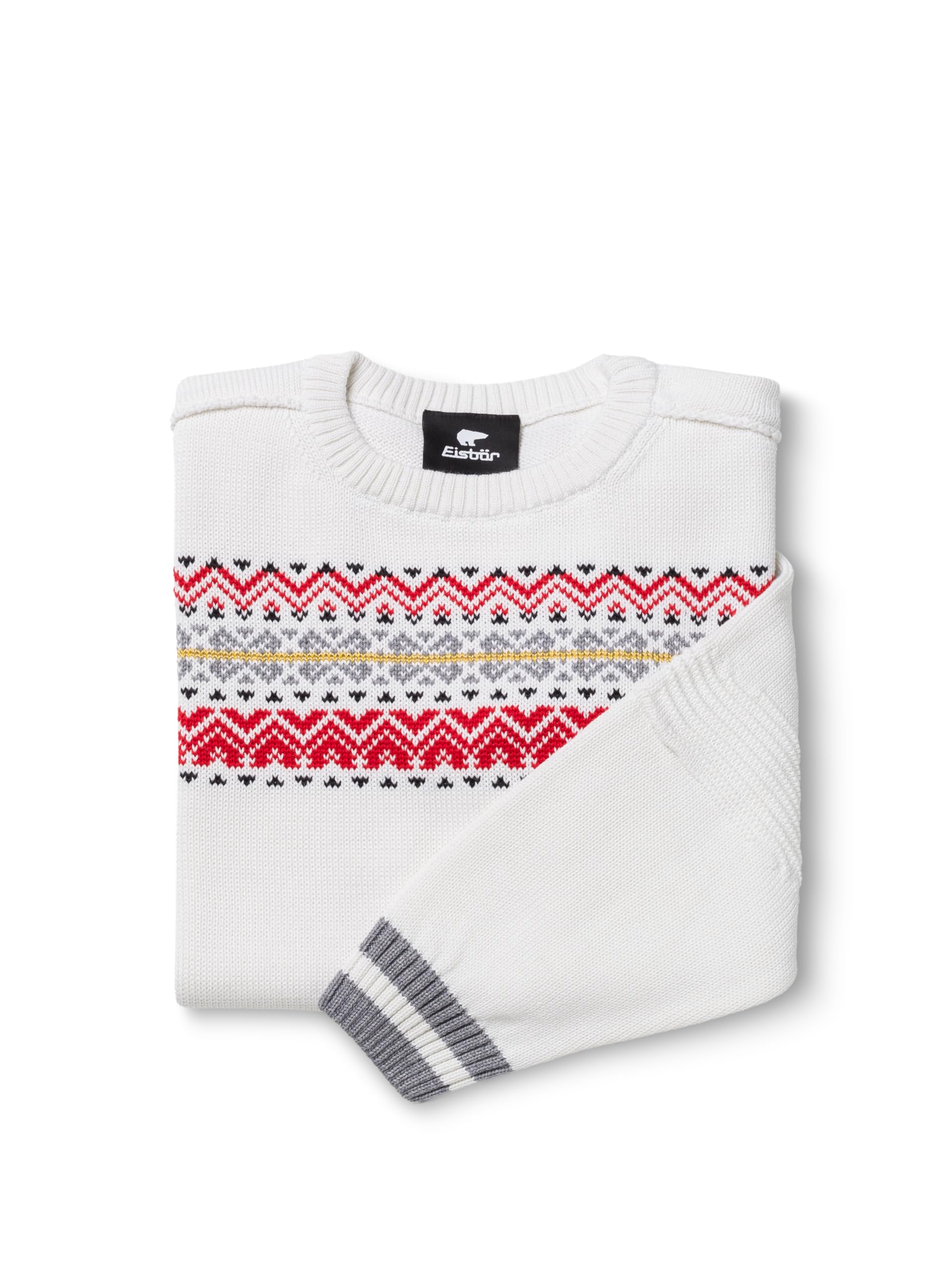 eisb-r-kaiser-norweger-pullover-herren-wei-merinowolle-mit-goldgarn image 4