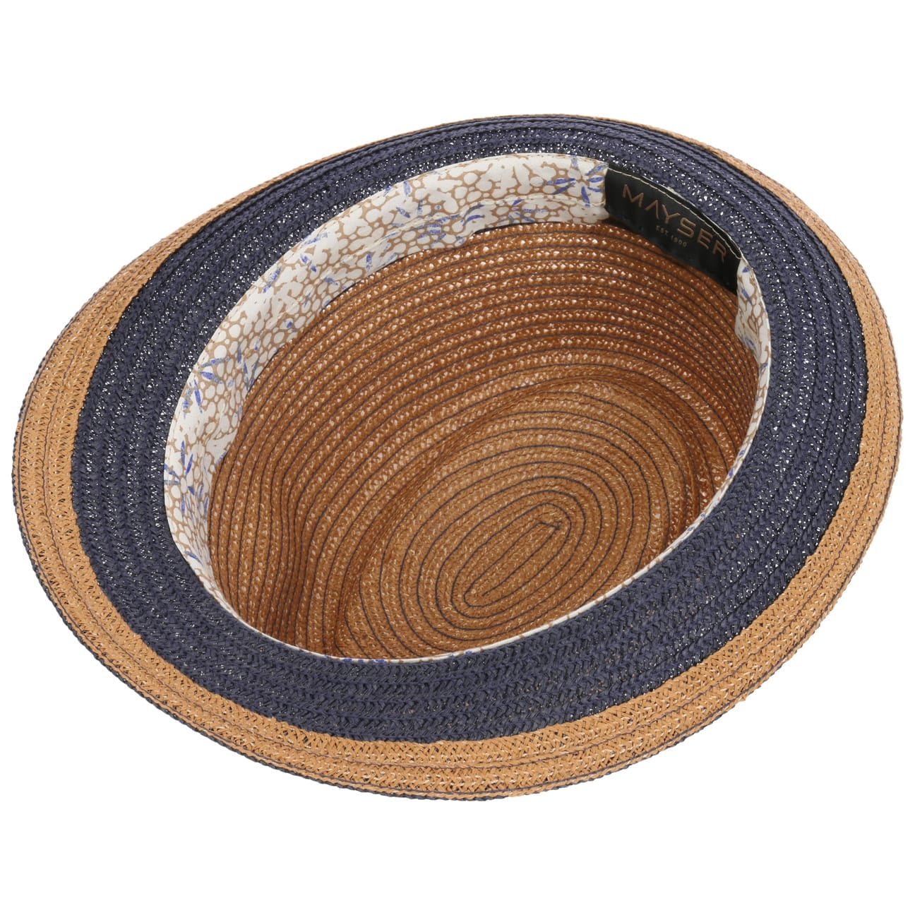 mayser-tricolour-trilby-strohhut-herren-sommerhut-aus-papierstroh image 3