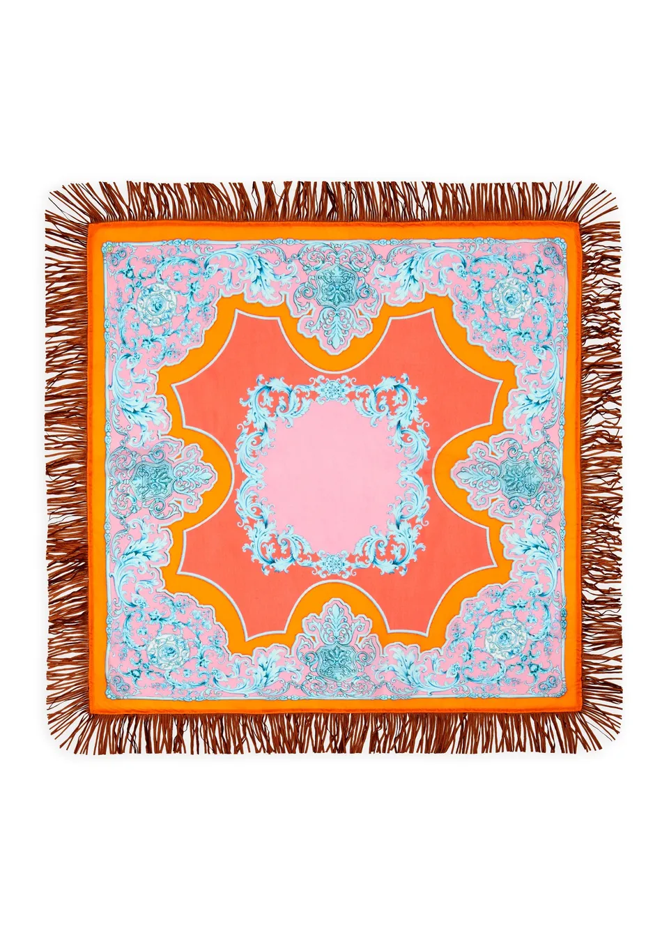 codello-tuch-viskose-seide-mix-mit-ornamental-muster-und-fransen image 1