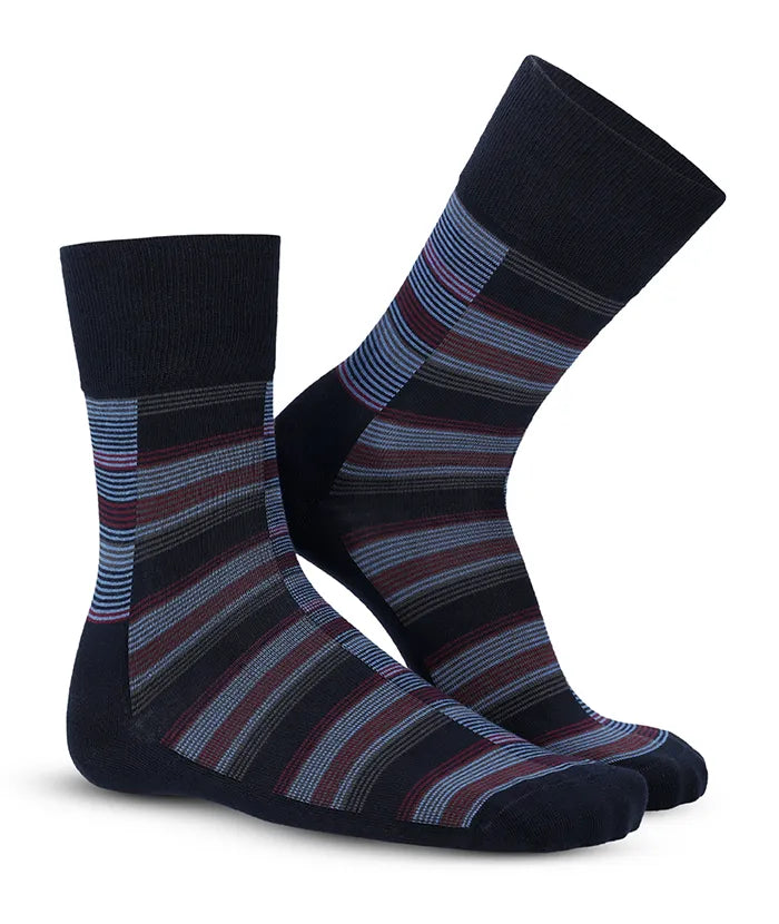 lenz-soft-touch-herren-socken-multi-streifen image 4