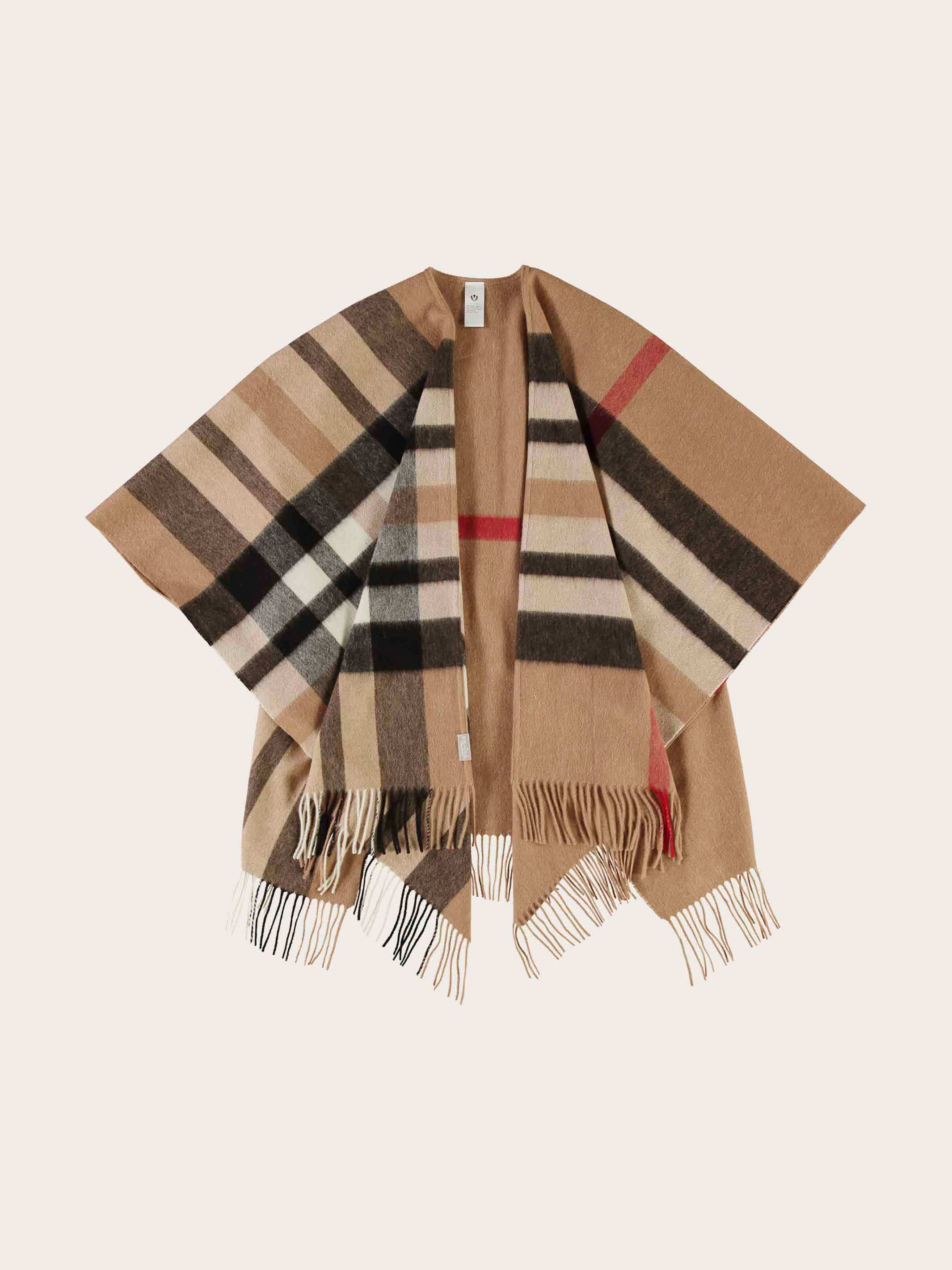 fraas-poncho-ruana-fraas-plaid-karo-reine-wolle-120-x-160-cm image 2
