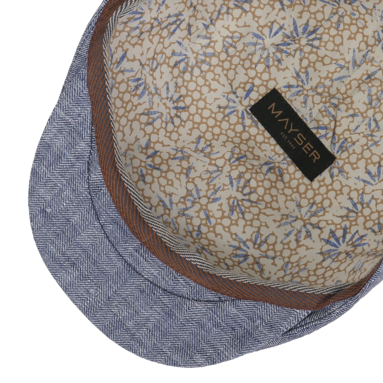 mayser-sidney-herringbone-leinen-flatcap-leichte-schieberm-tze-aus-reinem-leinen image 3