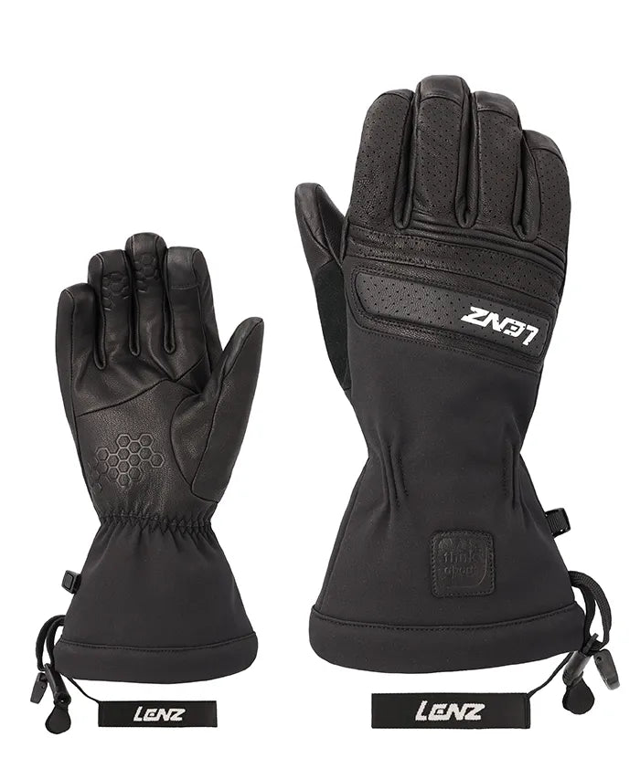 lenz-skihandschuhe-damen-winter-fingerhandschuh-ziegenleder image 2