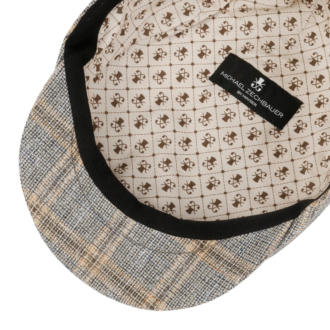 mayser-pamir-leinen-flatcap-zechbauer-herren-schieberm-tze-kariert image 3