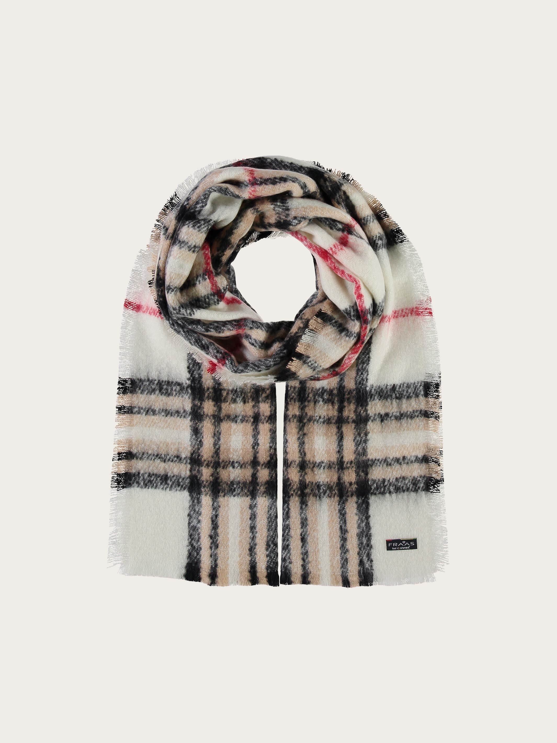 fraas-cashmink-stola-fraas-plaid-karo-63-x-200-cm-in-blau image 8