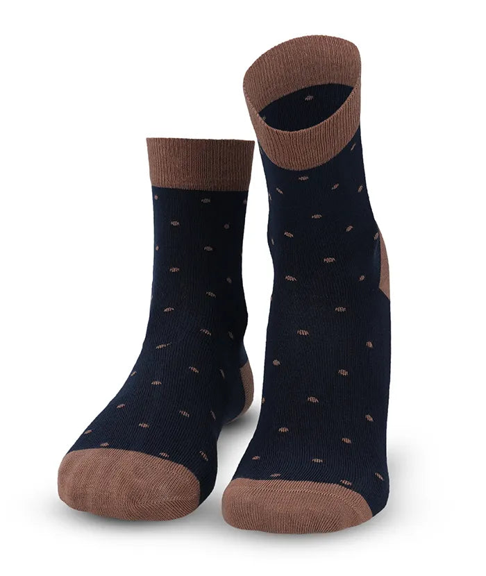 lenz-soft-touch-damen-socken-punkte-braun-damensocken image 6
